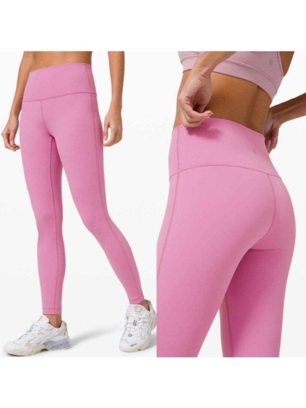 Lululemon Wunder Under High Rise 28" Tight Legging 4 Magenta Full On Luxtreme